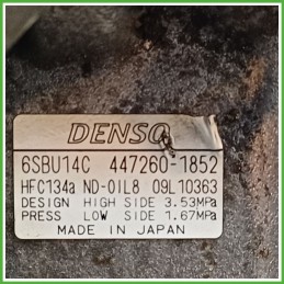 Compressore Clima AC Aria Condizionata DENSO 447260-1852 BMW Serie 1 E81/E87 64526987862
