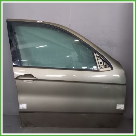 Porta Portiera Sportello Anteriore Destra DX ORO BMW X5 E53 SUV 2000 2007 Originale Usato