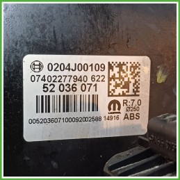 Servofreno Pompa Freni Depressore BOSCH 0204J00109 FIAT TIPO 6J 1.6 77367879