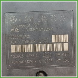 Centralina ABS Modulo Pompa ATE 10.0925-1572.3 A0044316212 MERCEDES-BENZ Classe C W/S203 Originale Usato