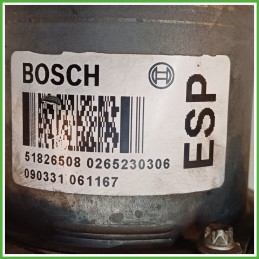 Centralina ABS Modulo Pompa BOSCH 0265950973 51826508 FIAT GRANDE PUNTO 4C Originale Usato