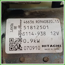 Motorino Avviamento HITACHI S114.938 FIAT 500 3P 51890631