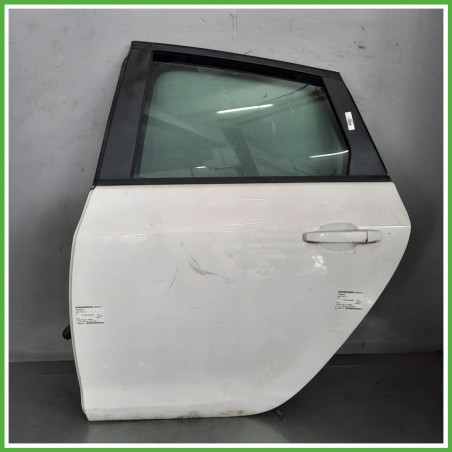 Porta Portiera Sportello Posteriore Sinistra SX BIANCO GAZ OPEL ASTRA P10 Berlina 2009 2015 Originale Usato