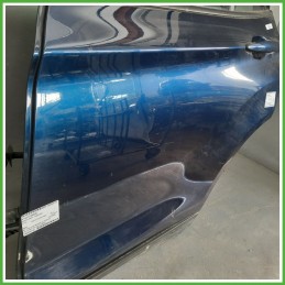 Porta Portiera Sportello Posteriore Sinistra SX BLU SCURO A76 TIEFSEEBLAU METALLIC BMW X3 F25 SUV 2010 2014 Originale Usato