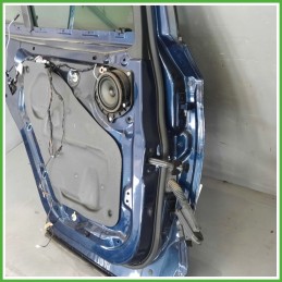 Porta Portiera Sportello Posteriore Sinistra SX BLU SCURO A76 TIEFSEEBLAU METALLIC BMW X3 F25 SUV 2010 2014 Originale Usato