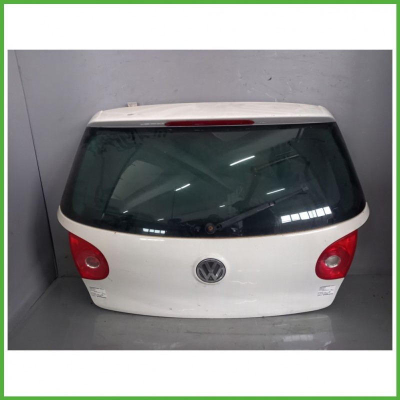 Portellone Bagagliaio Cofano Baule Posteriore VOLKSWAGEN GOLF 1K 2003 2009 BIANCO B4 B9A Berlina Originale Usato