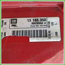 Fanale Fanalino Posteriore Sinistro SX VALEO 89038960A OPEL CORSA S07 93189092 Usato