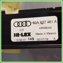 Alzacristalli Alzavetro Elettrico Anteriore Sinistro SX AUDI Q5 FYB 80A837461A 2016 2021
