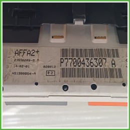 Display Indicatore Multifunzionale RENAULT CLIO 2a Serie 1.2 7700436307 1998 2001 SAGEM 21656209-5