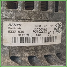Alternatore DENSO 63321836 ALFA ROMEO 147 W8 46763532