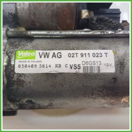 Motorino Avviamento VALEO D6GS13 SEAT LEON 1P 02Z911024P