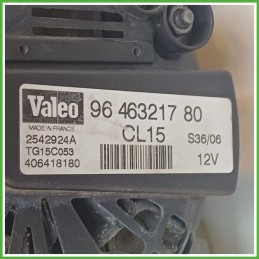 Alternatore VALEO TG15C053 PEUGEOT 207 5705NH