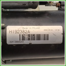 Motorino Avviamento VALEO D6RA293 OPEL ZAFIRA A05 93184533