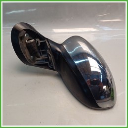 Specchio Specchietto Retrovisore Sinistro SX CROMATO FIAT 500 3P 2007 2015 FICOSA FICOMIRRORS Originale Usato