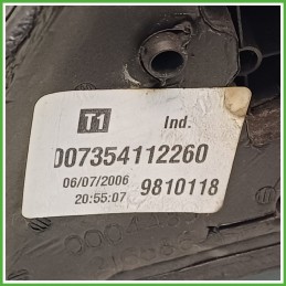 Specchio Specchietto Retrovisore Destro DX NERO LANCIA YPSILON TE 2003 2006 Originale Usato