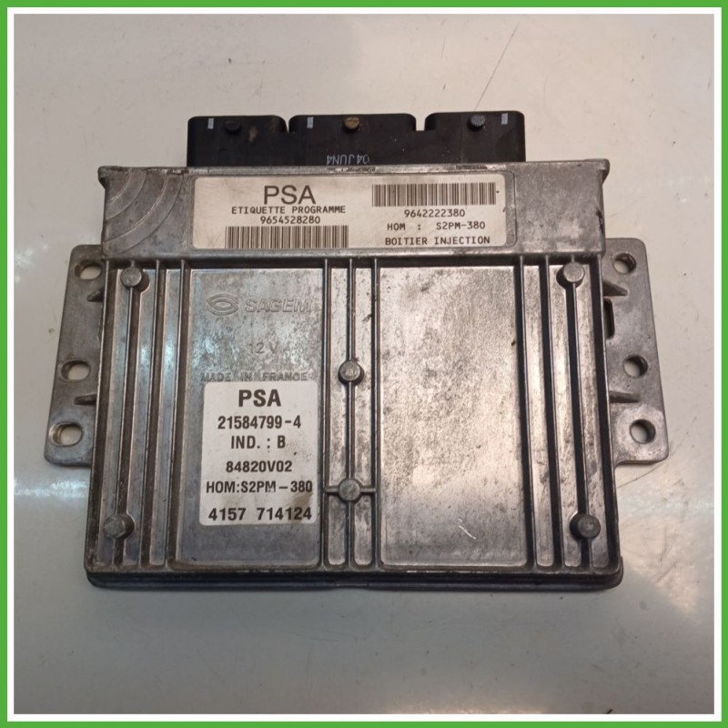 Centralina Motore Iniezione ECU SAGEM 21584799-4 CITROEN C3 1a Serie 1.4 54kw 1939GL 2002 2005