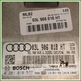 Centralina Motore Iniezione ECU BOSCH 0281018577 AUDI A4 8K 2.0 TDI 105kw 03L906018HT 2011 2016