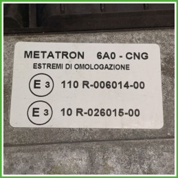 Centralina Motore Iniezione GAS METATRON 6A0CNG FIAT PUNTO 2U 1.2 8V 44kw 55190514 2003 2007