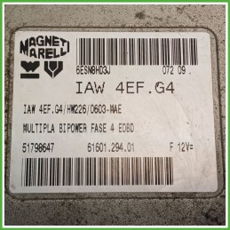 Centralina Motore Iniezione ECU MAGNETI MARELLI IAW4EF.G4 FIAT MULTIPLA 1F 1.6 16V 76kw 51798647 2004 2012
