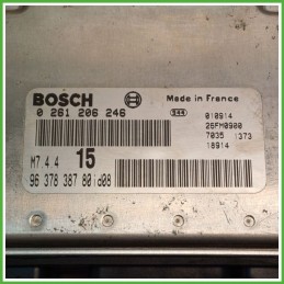Centralina Motore Iniezione ECU BOSCH 0261206246 PEUGEOT 106 1.1 44kw 1929V3 1996 2004
