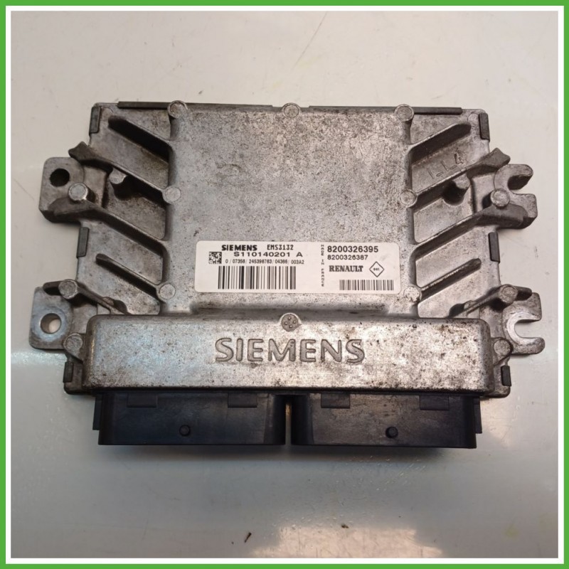 Centralina Motore Iniezione ECU SIEMENS S110140201A RENAULT CLIO 2a Serie 1.2 43kw 8200326395 2001 2010