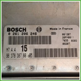 Centralina Motore Iniezione ECU BOSCH 0261206246 PEUGEOT 106 1.1 44kw 1929V3 1996 2004