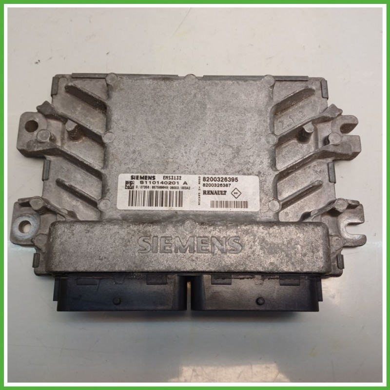 Centralina Motore Iniezione ECU SIEMENS S110140201A RENAULT CLIO 2a Serie 1.2 43kw 8200326395 2001 2010