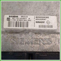 Centralina Motore Iniezione ECU SIEMENS S110140201A RENAULT CLIO 2a Serie 1.2 43kw 8200326395 2001 2010