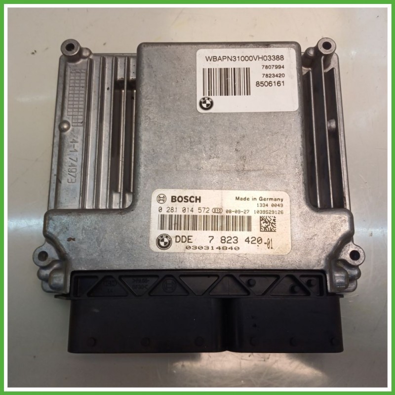 Centralina Motore Iniezione ECU BOSCH 0281014572 BMW Serie 3 E90/E91 130kw 13618518166 2008 2012