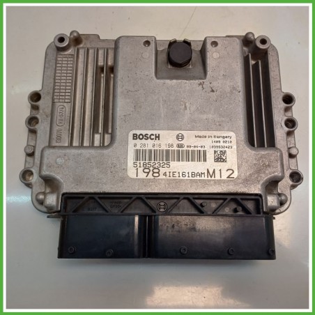 Centralina Motore Iniezione ECU BOSCH 0281016198 FIAT BRAVO 3L 1.6 88kw 51852325 2007 2010