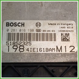 Centralina Motore Iniezione ECU BOSCH 0281016198 FIAT BRAVO 3L 1.6 88kw 51852325 2007 2010