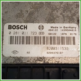 Centralina Motore Iniezione ECU BOSCH 0281011723 RENAULT ESPACE 3a Serie 1.9 dCi 88kw 8200376187 2002 2006