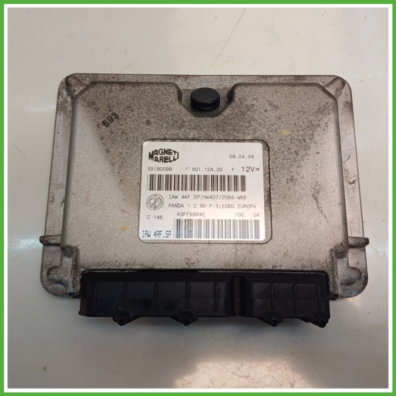Centralina Motore Iniezione ECU MAGNETI MARELLI IAW4AF.SP FIAT PANDA 2Q 1.2 44kw 55190098 2003 2010