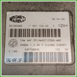 Centralina Motore Iniezione ECU MAGNETI MARELLI IAW4AF.SP FIAT PANDA 2Q 1.2 44kw 55190098 2003 2010