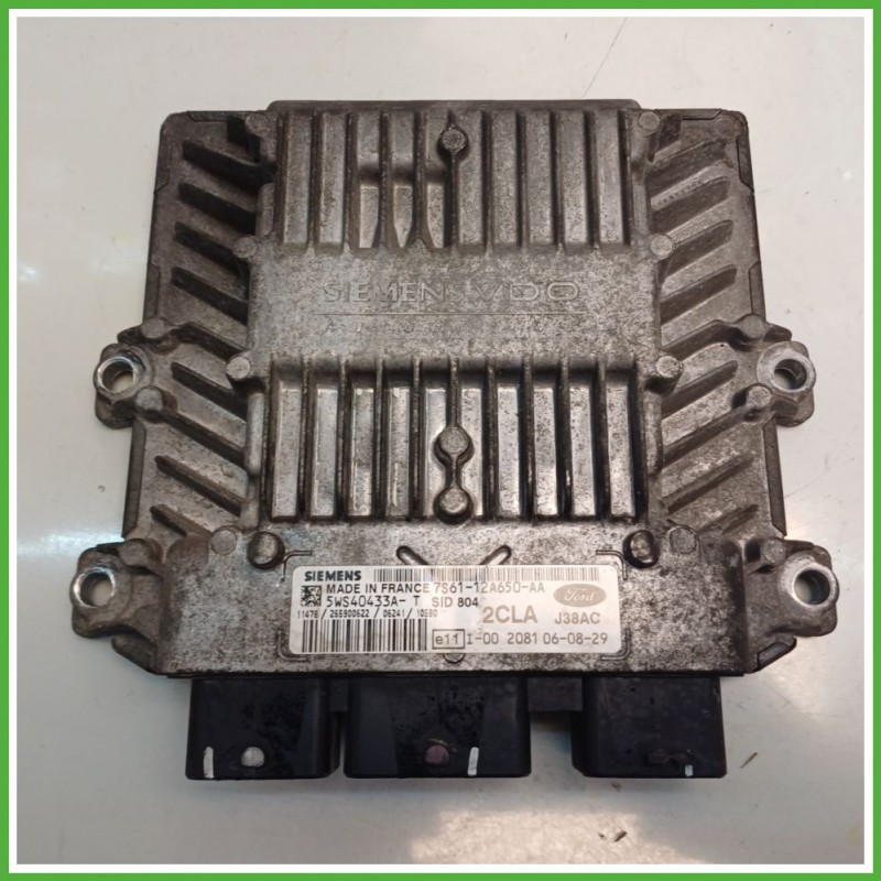 Centralina Motore Iniezione ECU SIEMENS 5WS40433A-T FORD FIESTA CBK 1.4 50kw 1320617 2005 2008