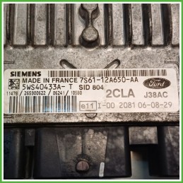 Centralina Motore Iniezione ECU SIEMENS 5WS40433A-T FORD FIESTA CBK 1.4 50kw 1320617 2005 2008