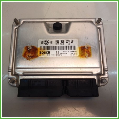 Centralina Motore Iniezione ECU BOSCH 0281010701 VOLKSWAGEN PASSAT 3B 1.9 TDI 96kw 038906019EP GASOLIO 2000 2006