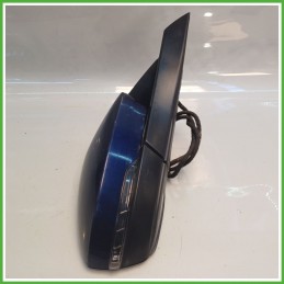Specchio Specchietto Retrovisore Destro DX BLU H7 C5B VOLKSWAGEN T-ROC 2017 2018 SMR Originale Usato