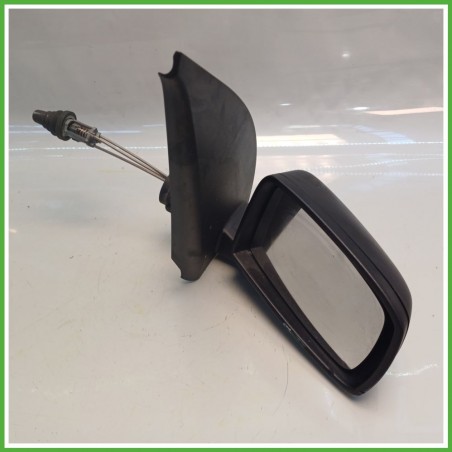 Specchio Specchietto Retrovisore Destro DX GOFFRATO FIAT PANDA 2Q 2003 2010 FICOSA FICOMIRRORS Originale Usato