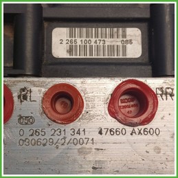 Centralina ABS Modulo Pompa BOSCH 0265800319 47660BC66A NISSAN MICRA K12E Originale Usato