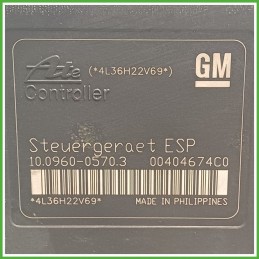 Centralina ABS Modulo Pompa ATE 10.0960-0570.3 93191515 OPEL ZAFIRA A05 Originale Usato