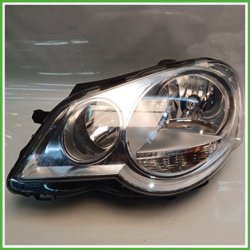 Faro Fanale Proiettore Anteriore Sinistro SX VALEO 89311990 VOLKSWAGEN POLO 9N 6Q1941007AT Usato