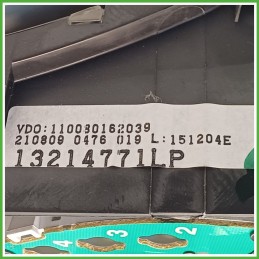 Quadro strumenti contachilometri tachimetro VDO 110080163039 OPEL MERIVA X03 13214765