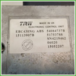 Centralina ABS Modulo Pompa TRW EBC430NG 71752954 FIAT CROMA 2T Originale Usato
