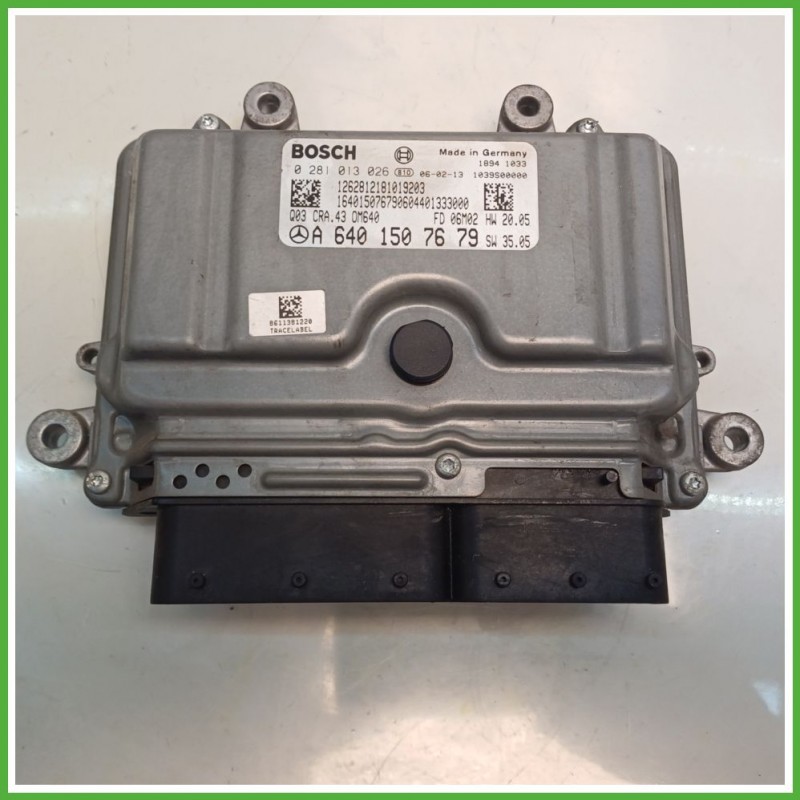 Centralina Motore Iniezione ECU BOSCH 0281013023 MERCEDES-BENZ Classe B T245 CDI 80kw A6401507679 2005 2013