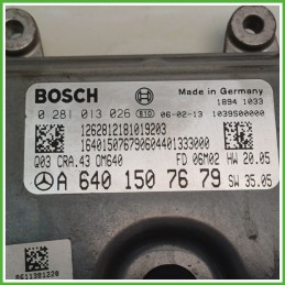 Centralina Motore Iniezione ECU BOSCH 0281013023 MERCEDES-BENZ Classe B T245 CDI 80kw A6401507679 2005 2013