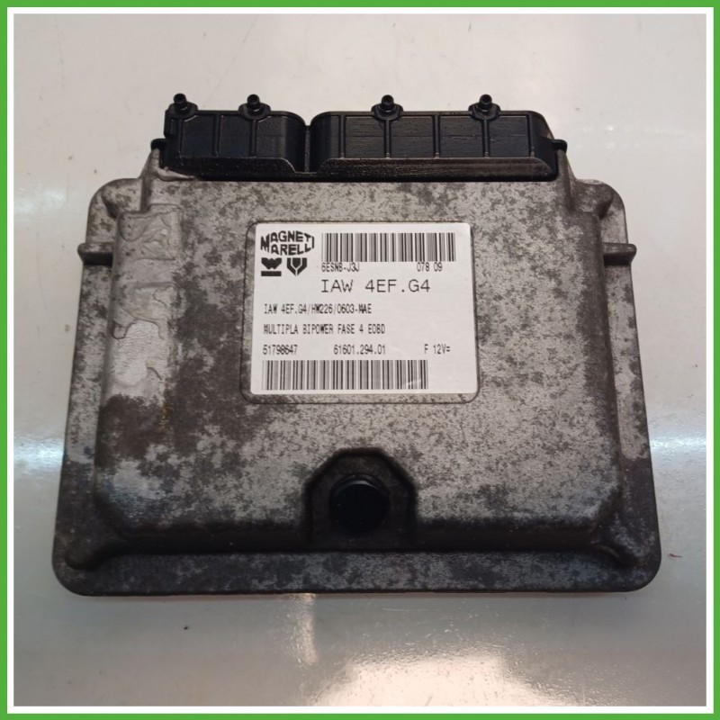 Centralina Motore Iniezione ECU MAGNETI MARELLI IAW4EF.G4 FIAT MULTIPLA 1F 1.6 16V 76kw 55184487 2004 2012