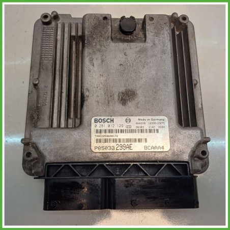 Centralina Motore Iniezione ECU BOSCH 0281012129 DODGE CALIBER 2.0 103kw K68044369AB 2006 2010