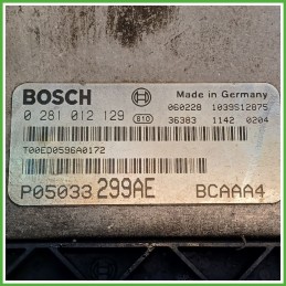 Centralina Motore Iniezione ECU BOSCH 0281012129 DODGE CALIBER 2.0 103kw K68044369AB 2006 2010