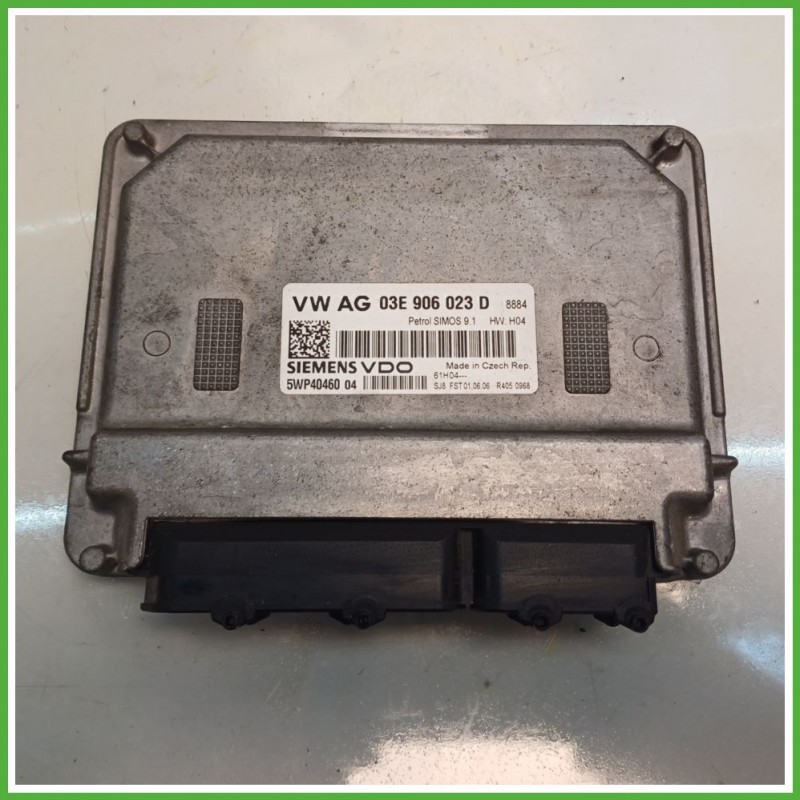Centralina Motore Iniezione ECU SIEMENS 5WP40460-04 VOLKSWAGEN POLO 9N 1.2 12V 47kw 03E906033T 2005 2009